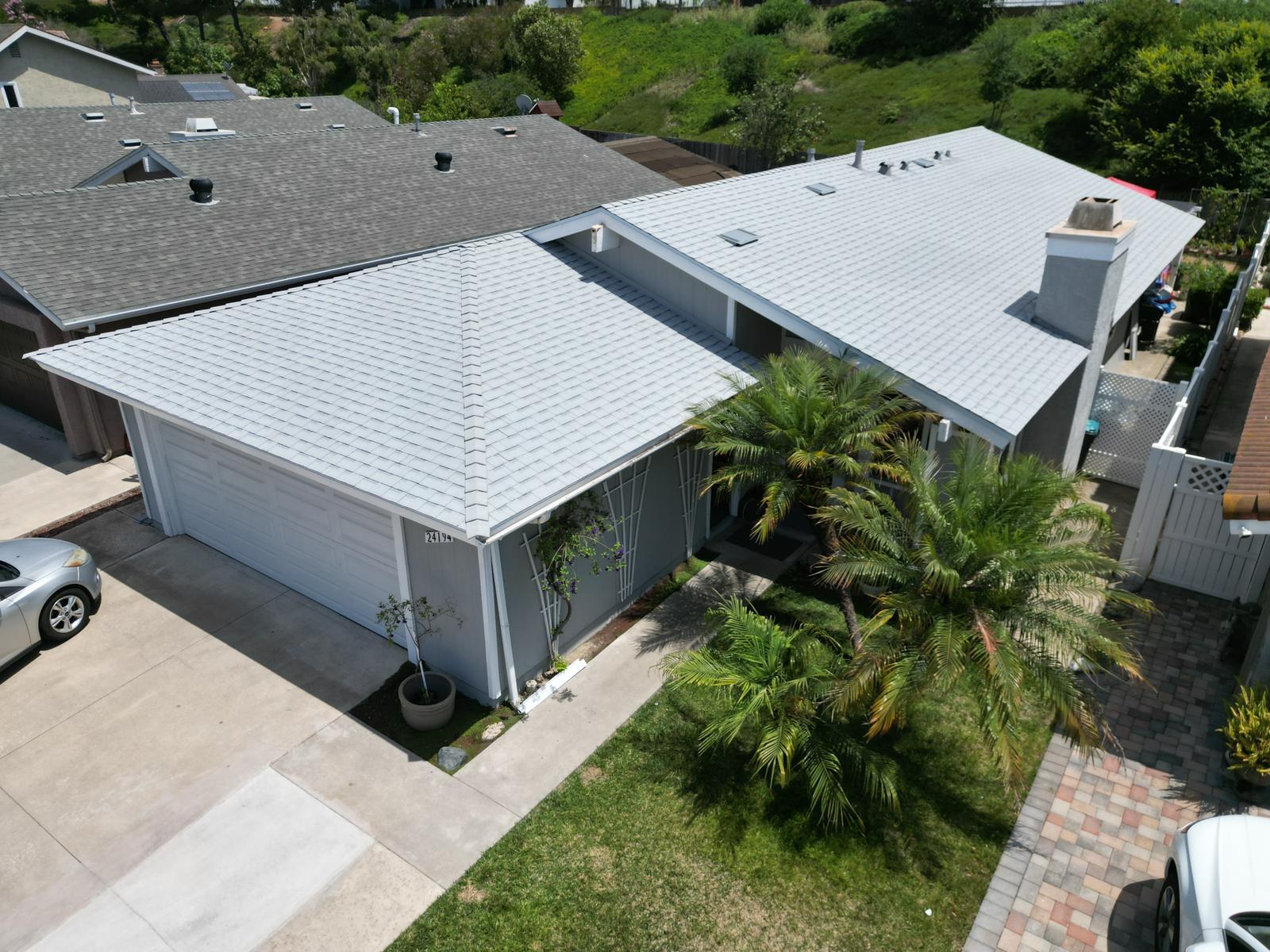 New Shingles Energy Efficiency Roof after