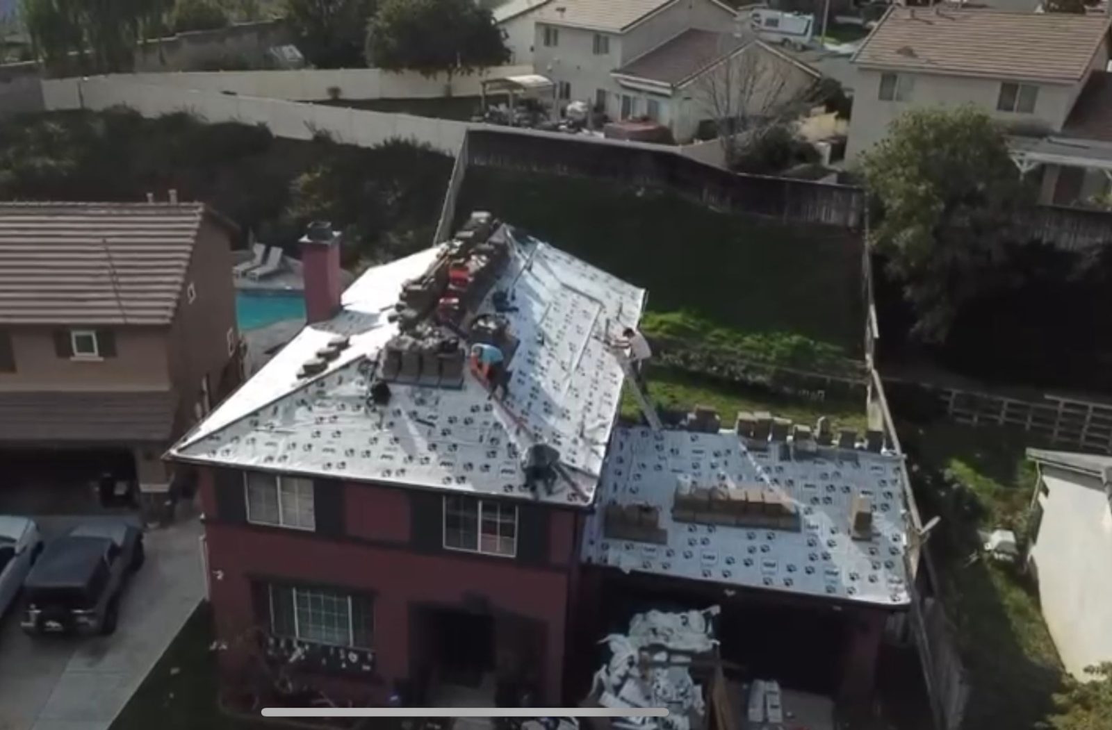 New underlayment Roof (Flat Tile ) Riverside photo 6